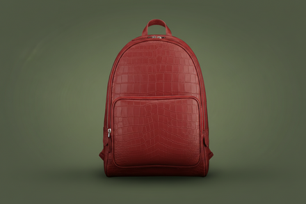 Load image into Gallery viewer, Bordeaux Imperiale Crocodile Nile Leather Backpack