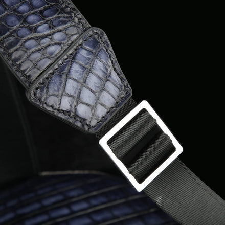 Load image into Gallery viewer, Zaffiro Imperiale Croco Leather Executive Backpack