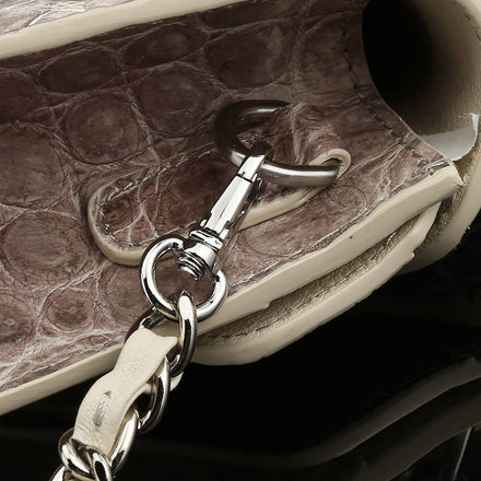 Load image into Gallery viewer, Perla Imperiale Crocodile Leather Clutch