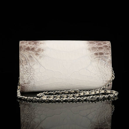 Load image into Gallery viewer, Perla Imperiale Crocodile Leather Clutch