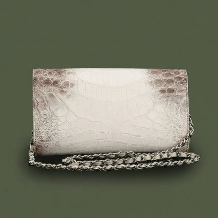 Load image into Gallery viewer, Himalayan Perla Nile Crocodile Leather Clutch