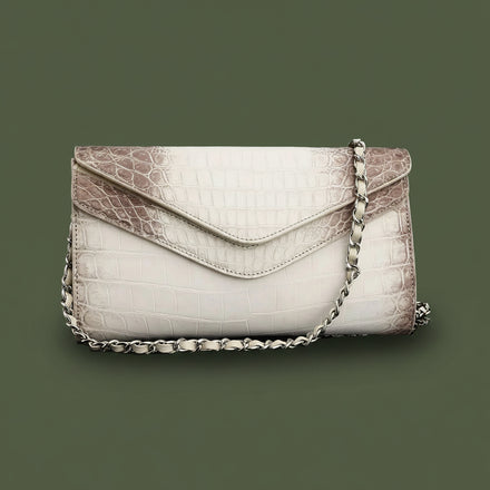 Load image into Gallery viewer, Himalayan Perla Nile Crocodile Leather Clutch