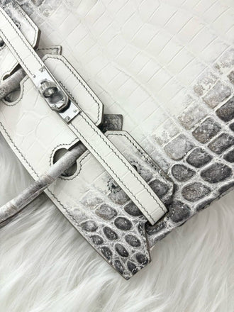 Load image into Gallery viewer, Avorio Reale Crocodile Leather Tote