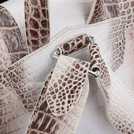 Load image into Gallery viewer, Perla Imperiale Croco Leather Executive Backpack