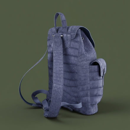 Load image into Gallery viewer, Lilla Veneziano Nile Crocodile Leather Backpack