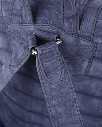 Load image into Gallery viewer, Lilla Veneziano Nile Crocodile Leather Backpack