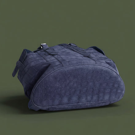 Load image into Gallery viewer, Lilla Veneziano Nile Crocodile Leather Backpack