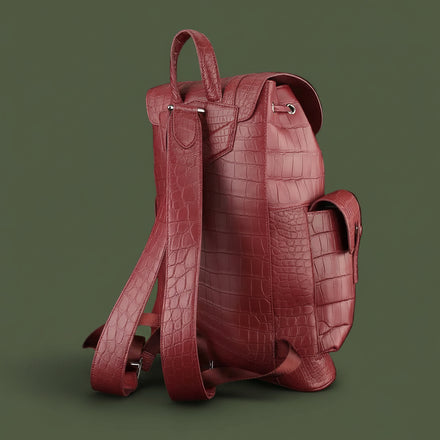 Load image into Gallery viewer, Rubino Imperiale Nile Crocodile Leather Backpack