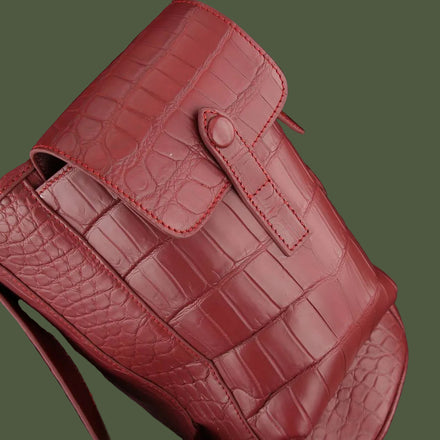 Load image into Gallery viewer, Rubino Imperiale Nile Crocodile Leather Backpack