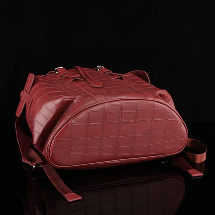 Load image into Gallery viewer, Rubino Imperiale Croco Leather Executive Backpack