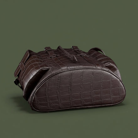 Load image into Gallery viewer, Moka Reale Nile Crocodile Leather Backpack