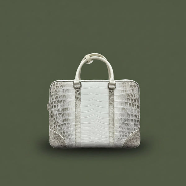 Himalayan Imperiale Nile Crocodile Leather Briefcase