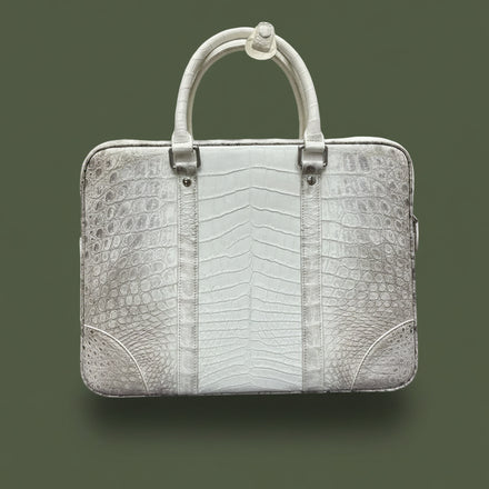 Load image into Gallery viewer, Himalayan Imperiale Nile Crocodile Leather Briefcase