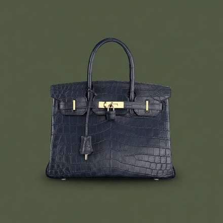 Load image into Gallery viewer, Notte Imperiale Nile Crocodile Leather Tote