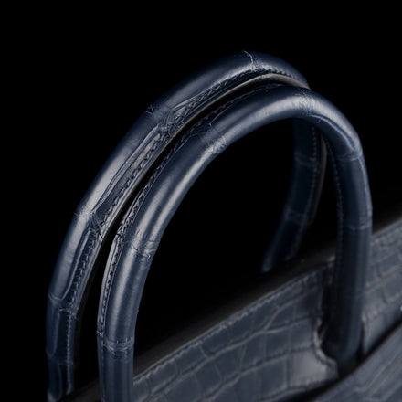 Load image into Gallery viewer, Notte Imperiale Croco Leather Executive Tote