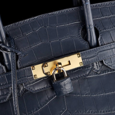 Load image into Gallery viewer, Notte Imperiale Croco Leather Executive Tote