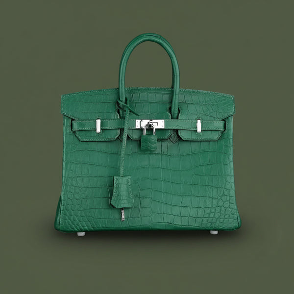 Smeraldo Reale Nile Crocodile Leather Tote
