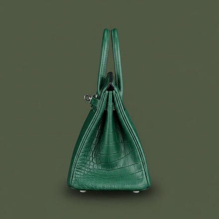 Load image into Gallery viewer, Smeraldo Reale Nile Crocodile Leather Tote