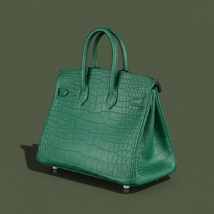 Load image into Gallery viewer, Smeraldo Reale Nile Crocodile Leather Tote