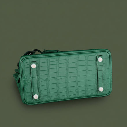 Load image into Gallery viewer, Smeraldo Reale Nile Crocodile Leather Tote