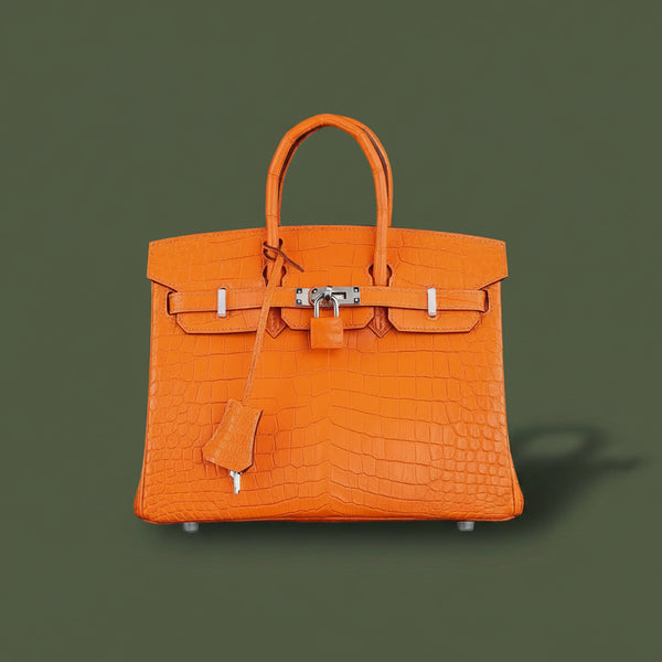 Arancio Ducale Nile Crocodile Leather Tote