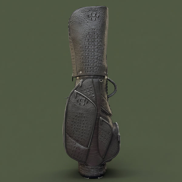 Moka Reale Nile Crocodile Leather Golf Bag