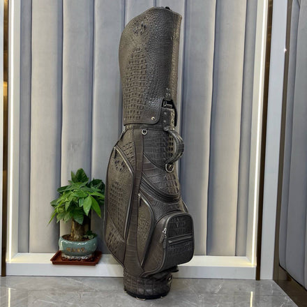Load image into Gallery viewer, Moka Reale Croco Leather Golf Bag
