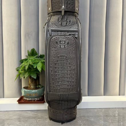 Load image into Gallery viewer, Moka Reale Croco Leather Golf Bag