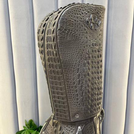 Load image into Gallery viewer, Moka Reale Croco Leather Golf Bag