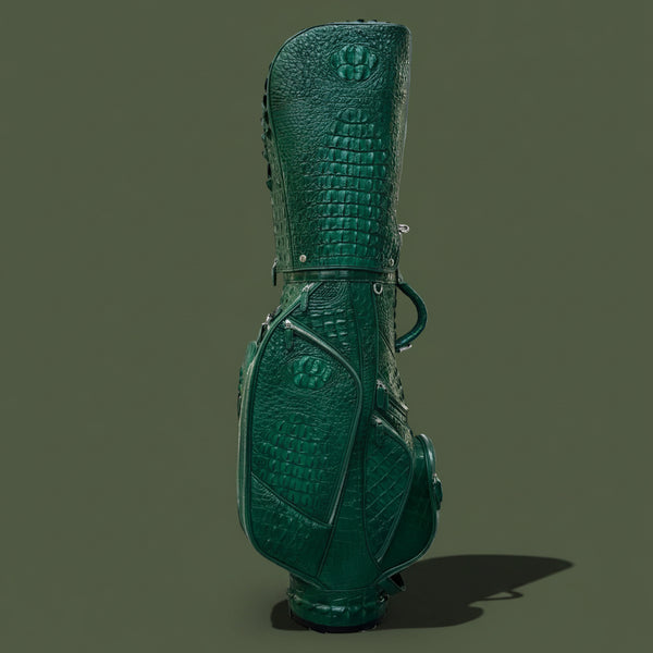 Verde Milano Nile Crocodile Leather Golf Bag