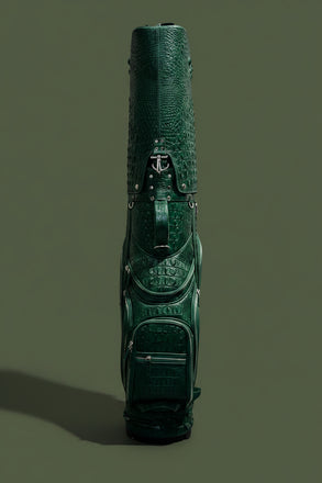 Load image into Gallery viewer, Verde Milano Nile Crocodile Leather Golf Bag