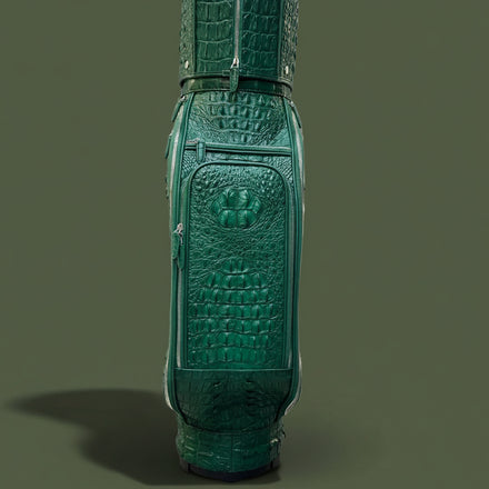 Load image into Gallery viewer, Verde Milano Nile Crocodile Leather Golf Bag