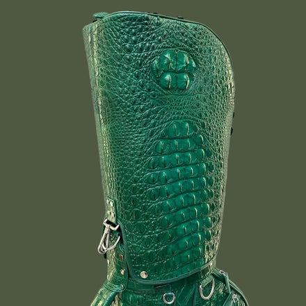 Load image into Gallery viewer, Verde Milano Nile Crocodile Leather Golf Bag