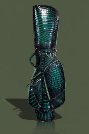 Load image into Gallery viewer, Smeraldo Venezia Nile Crocodile Leather Golf Bag