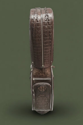Load image into Gallery viewer, Cioccolato Reale Nile Crocodile Leather Golf Bag