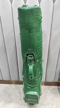 Load image into Gallery viewer, Verde Reale Croco Leather Golf Bag