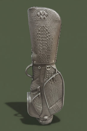 Load image into Gallery viewer, Tortora Imperiale Nile Crocodile Leather Golf Bag