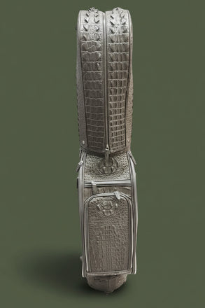 Load image into Gallery viewer, Tortora Imperiale Nile Crocodile Leather Golf Bag