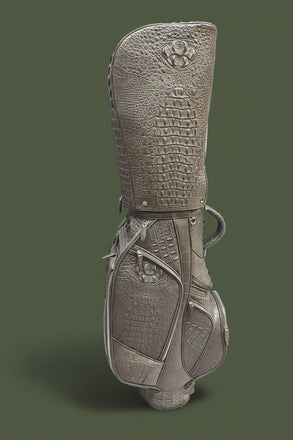 Load image into Gallery viewer, Tortora Imperiale Nile Crocodile Leather Golf Bag