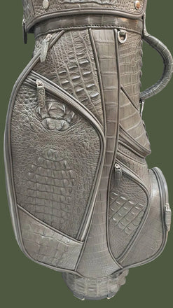 Load image into Gallery viewer, Tortora Imperiale Nile Crocodile Leather Golf Bag