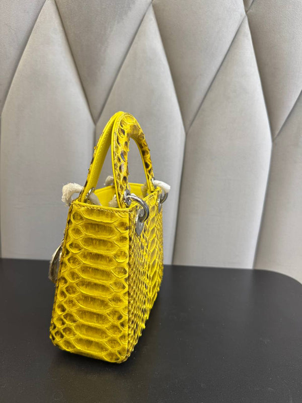 Giallo Imperiale Python Mini Tote