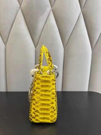 Load image into Gallery viewer, Giallo Imperiale Python Mini Tote