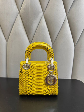 Load image into Gallery viewer, Giallo Imperiale Python Mini Tote