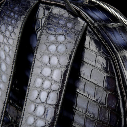 Load image into Gallery viewer, Zaffiro Imperiale Croco Leather Executive Backpack
