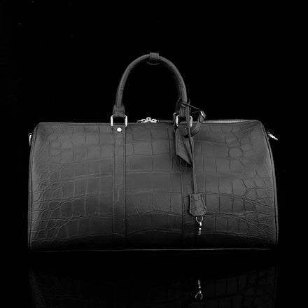 Load image into Gallery viewer, Nero Imperiale Crocodile Leather Travel Bag
