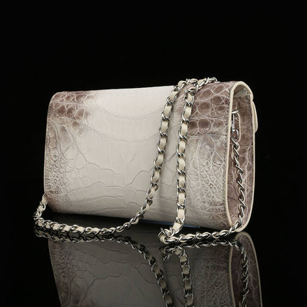 Load image into Gallery viewer, Perla Imperiale Crocodile Leather Clutch
