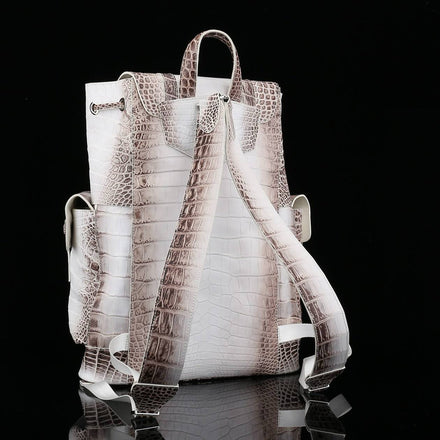 Load image into Gallery viewer, Perla Imperiale Croco Leather Executive Backpack
