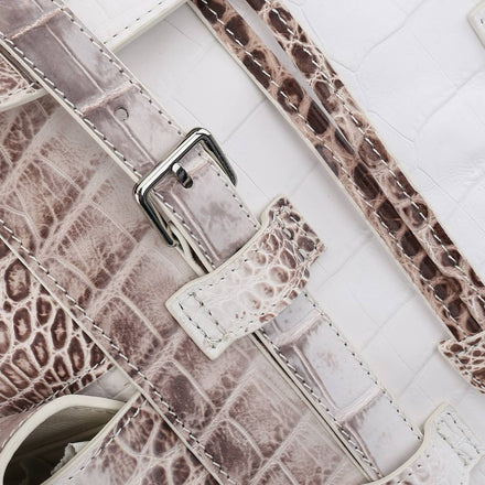 Load image into Gallery viewer, Perla Imperiale Croco Leather Executive Backpack
