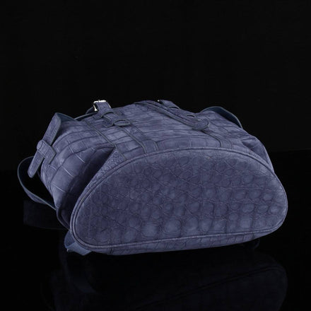 Load image into Gallery viewer, Lilla Veneziano Croco Leather Executive Backpack
