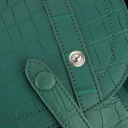 Load image into Gallery viewer, Giada Reale Croco Leather Executive Backpack
